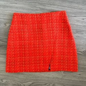 Zara mini tweed skirt